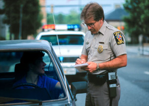 getting pulled over