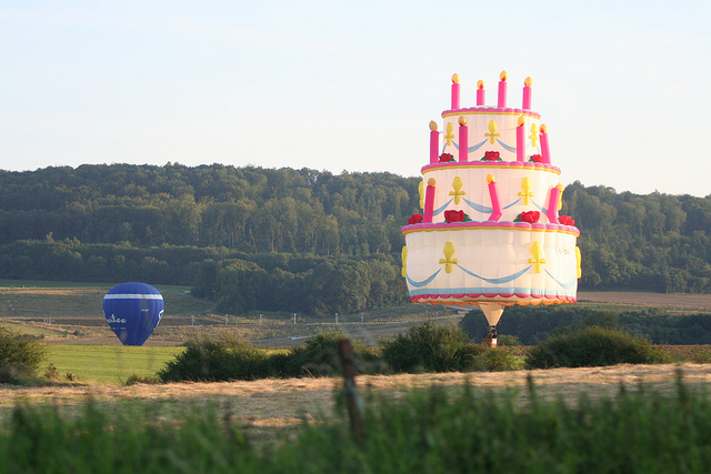 Balloon Shaped Birthday Cake Balloon Shaped Birthday Cake